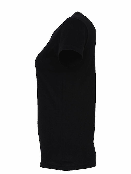 Sol's Women's Short Sleeve Promotional T-Shirt Deep Black
