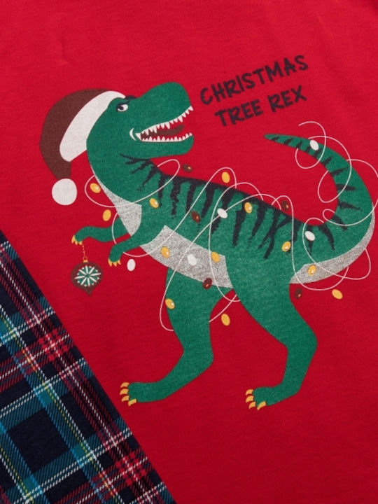 Minerva Παιδική Πιτζάμα Χειμωνιάτικη Dino