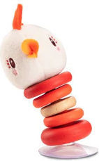 Lilliputiens Wooden Baby Rattle Paulette
