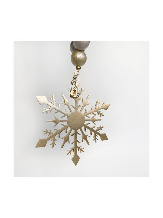 Christmas Charm Snowflake Charm with beads & 2023 No7