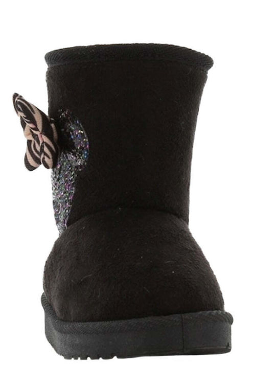Minnie Mouse Suede Παιδικά Μποτάκια Μαύρα