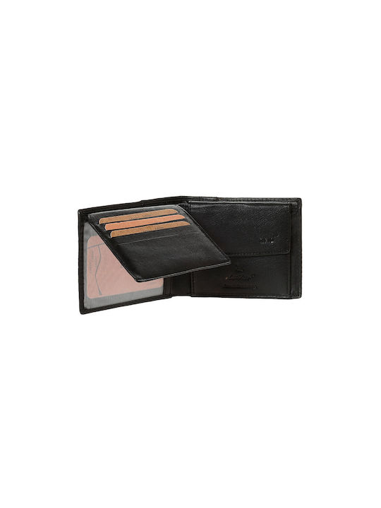 Lavor Men's Leather Wallet with RFID Black