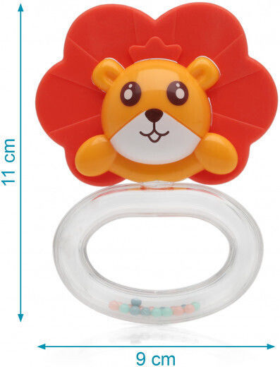 Kiokids Kiokids Beißring Zahnen Linderung aus Silikon für 3 m+