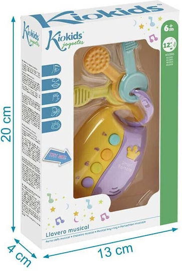 Kiokids Zornăitoare de dentiție Fără BPA din plastic pentru 6 m+