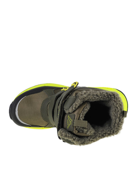 Vipos Tex T Kids Snow Boots with Velcro Green