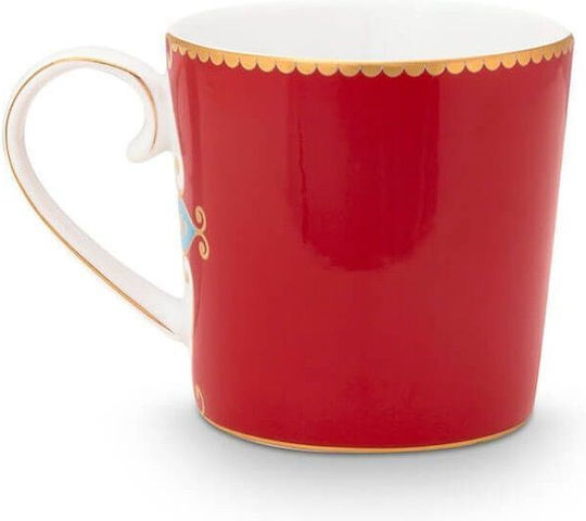PiP Studio Love Birds Κούπα από Πορσελάνη Κόκκινη 150ml PiP Studio Love Birds Κούπα από Πορσελάνη Κόκκινη 150ml