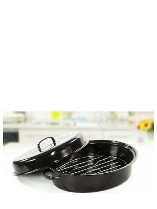 Fylliana JM-C02 Dutch Oven Oval Made of Aluminum with Grill 36x26cm 1pcs