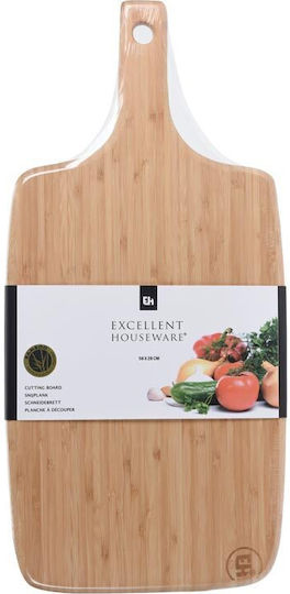 Excellent Houseware Rectangular Bamboo Chopping Board Brown 46x24cm