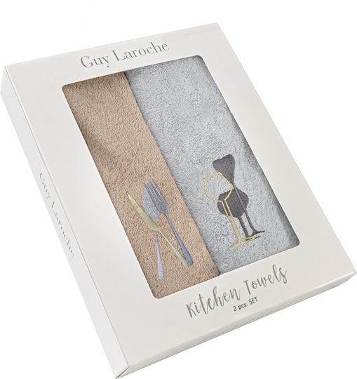 Guy Laroche Gourmet Set 17 Handtuch 50x35cm 2Stück