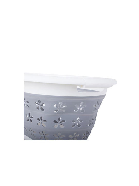 Aria Trade Plastic Storage Basket Gray 25lt