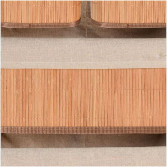 Καλάθι Αποθήκευσης Bamboo Καφέ 4τμχ