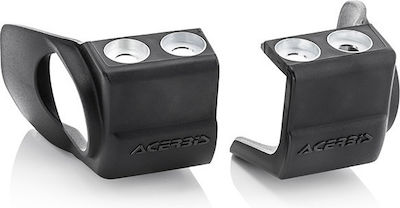 Acerbis Motorcycle Fork Axle Protectors Husqvarna WR 125 Yamaha Black