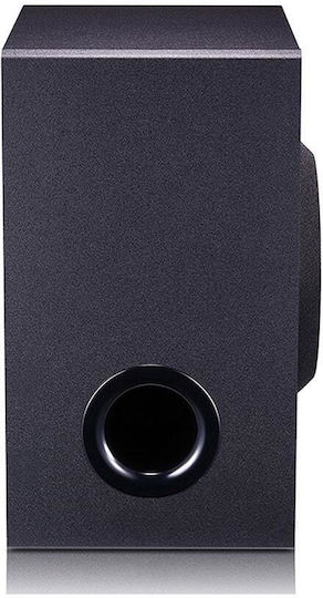 LG SQC1 Soundbar 2.1 Bluetooth and HDMI 160W with Wireless Subwoofer and Remote Control Black