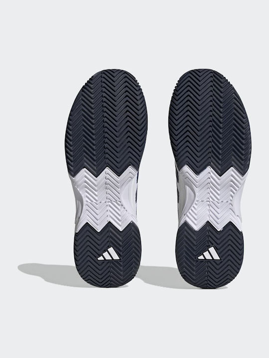 adidas Gamecourt 2.0 Men's Tennis Shoes for Hard Courts Cloud White / Team Navy Blue 2