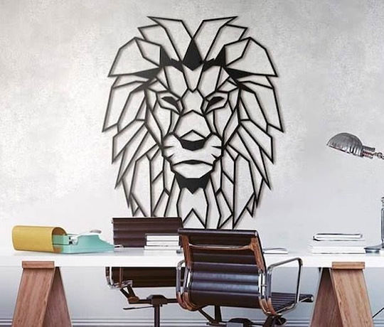 Lcut από Ξύλο Λέων 75x75cm Lcut από Ξύλο Λέων 75x75cm