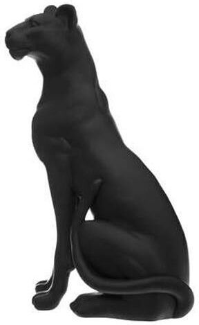 Atmosphera Декоративно Feline от Пластмаса Пантера в Черно 41.5x21x65см 1бр
