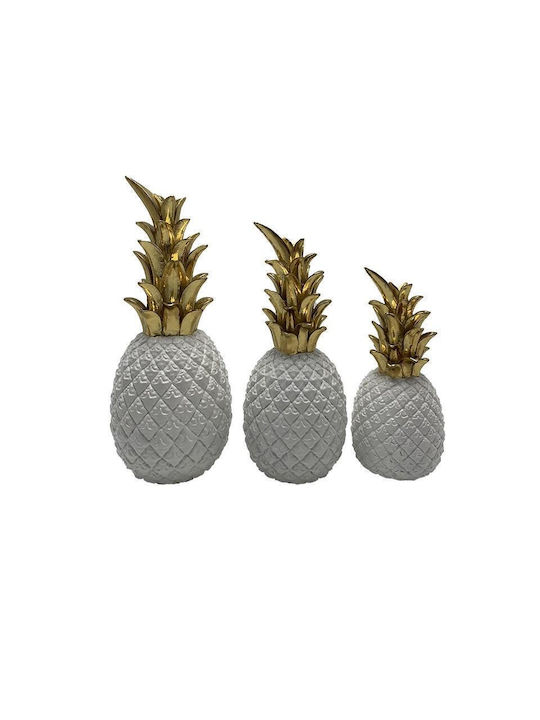 Καρβούνης Polyresin Pineapple Table Decor 11.5x11.5x28cm