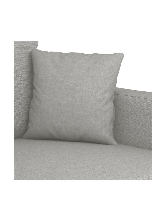 vidaXL Three-Seater Couch Open Grey 228x77x80 cm