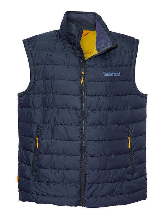 Ärmellos Jacke Puffer Marineblau