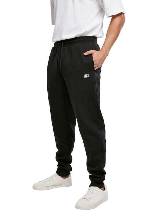 ST087 Men's Sweatpants with Rubber Black