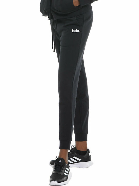 Jogginghose Jogger Vlies Schwarz