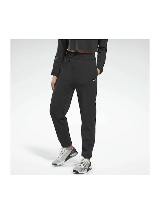 Reebok Women's High Waist Jogger Sweatpants Black