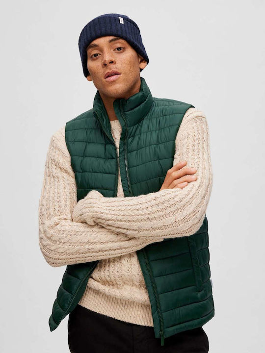 Sleeveless Jacket Green