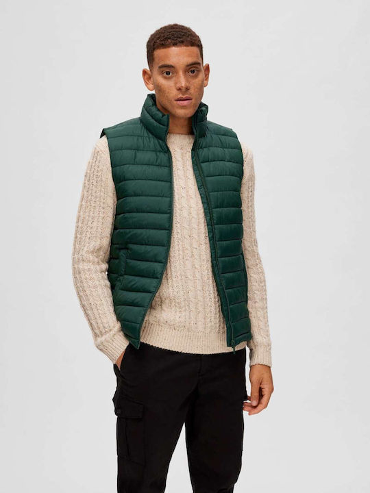 Sleeveless Jacket Green