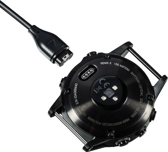Καλώδιο Φόρτισης Type C Μαύρο (Garmin Fenix/Venu/Forerunner/Vivomove/Instinct/Move/Active)