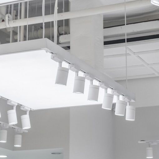 V-TAC Μονό LED Ψυχρό Λευκό Σποτ σε Λευκό Χρώμα
