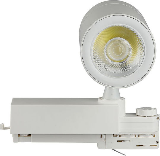 V-TAC Μονό LED Ψυχρό Λευκό Σποτ σε Λευκό Χρώμα