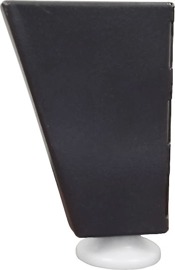 ArteLibre Metallic Furniture Leg 10cm Dark Gray