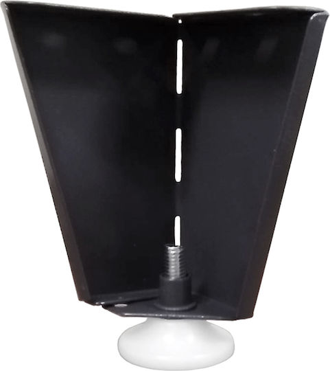 ArteLibre Metallic Furniture Leg 10cm Dark Gray