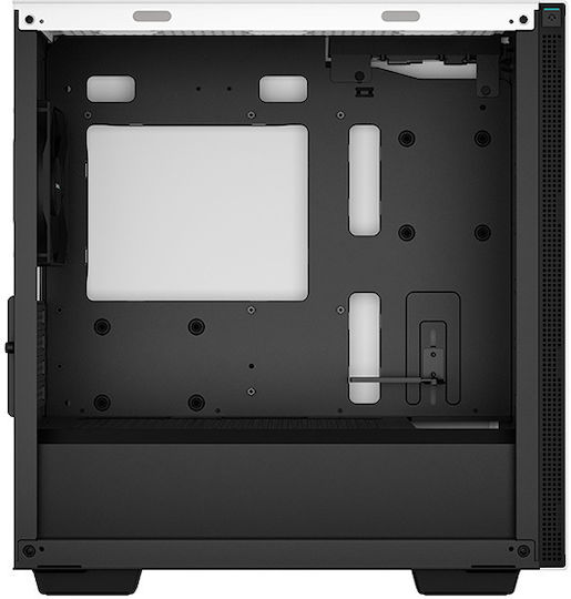 Deepcool CH370 Gaming Middle Tower Carcasă PC Cu Deschidere Laterală Albă