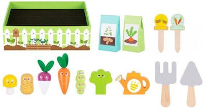 Tooky Toys Garden Toy made of Wood for 3+ Years Old 14pcs