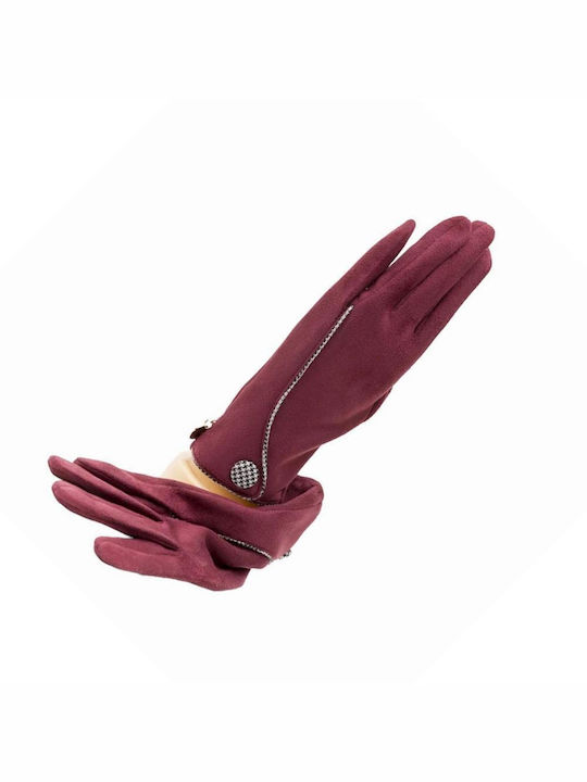 Fragola Women's Gloves Burgundy