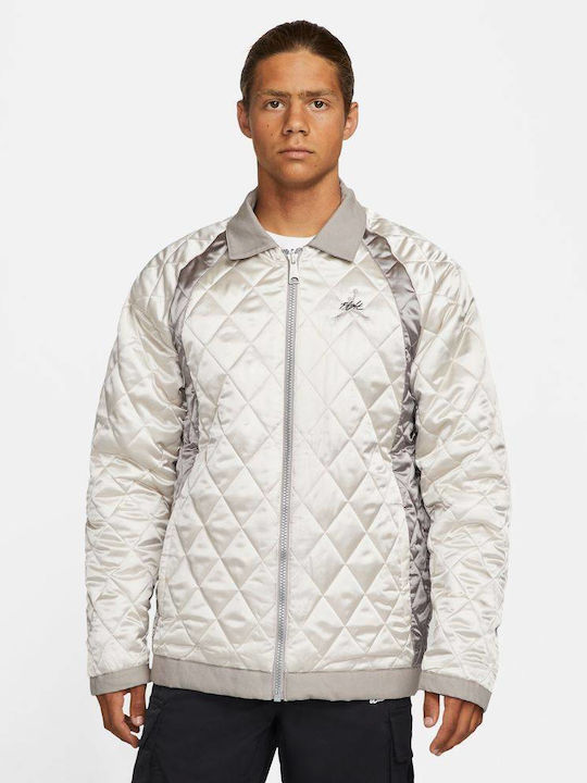 Jordan Flight Heritage Herren Winter Jacke Lässig Stone