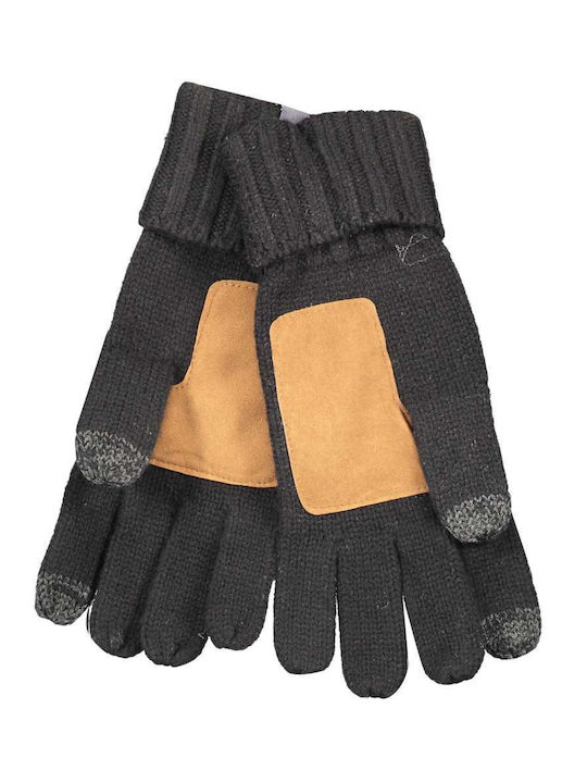 Ralph Lauren Schwarz Wolle Handschuhe