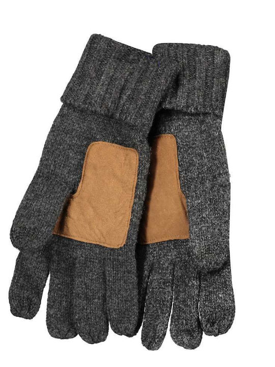 Ralph Lauren Men's Woolen Gloves Dark Grey