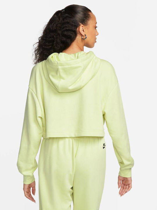 Nike Sweatshirt Luminous Green with Hood