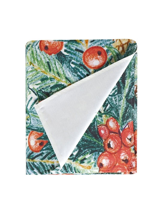 Kentia Snow Tablecloth With Flowers & Branches