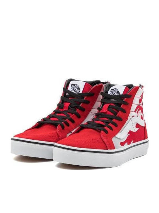 Vans Sk8-hi High Red / Black / White