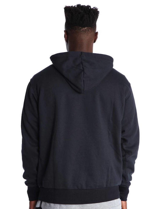 Nike Los Angeles Lakers Men's Sweatshirt with Hood and Pockets Black