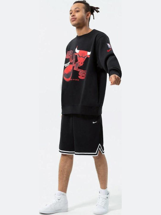 Nba Chicago Bulls Courtside Team Sweatshirt Black