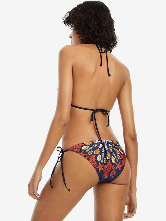 Carola B Bikini Slip Cu Dantelă Floral