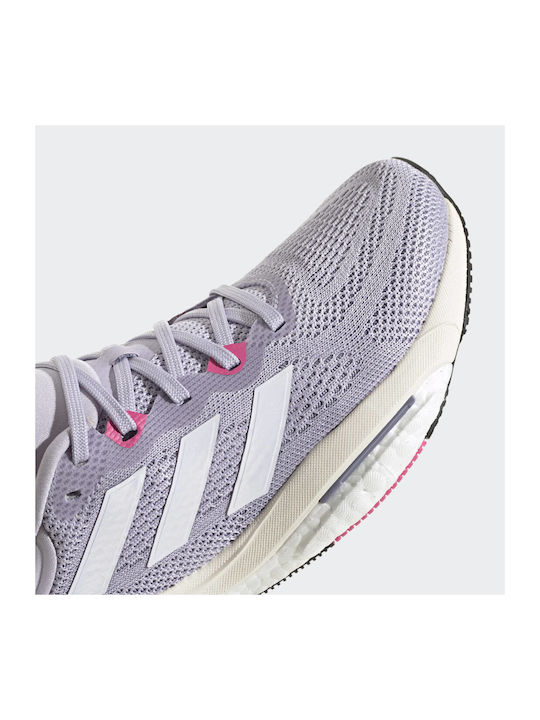 Solarglide 6 Damen Sportschuhe Laufen Silver Dawn / Cloud White / Pulse Magenta