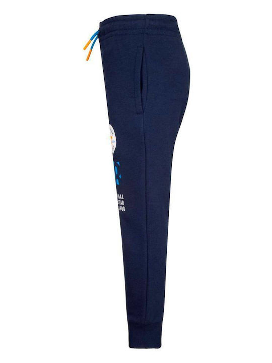 Check Your Kicks Kids Tracksuit Pants Navy Blue