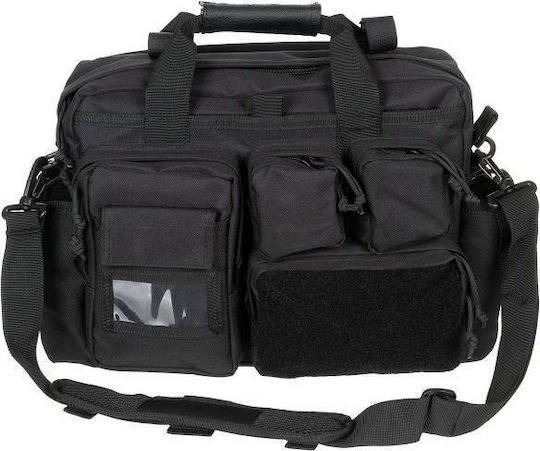 MFH Operations Bag Military Pouch Shoulderbags Black 25lt