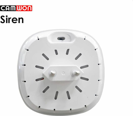 Camwon ZIPIR-A Wireless RF: RF (Radiofrecvență) Alarm Siren Baterie Indoor 100dB 230V with Roșu Light