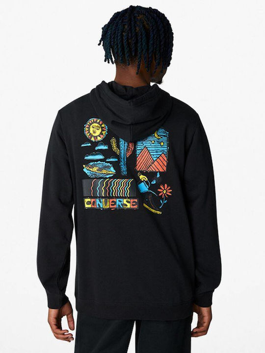 Converse Black with Hood